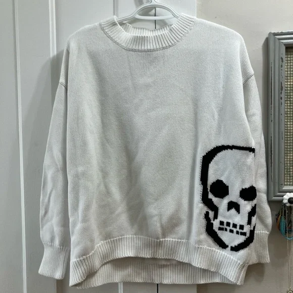 Magaschoni White Knit Sweater - Picture 1 of 6